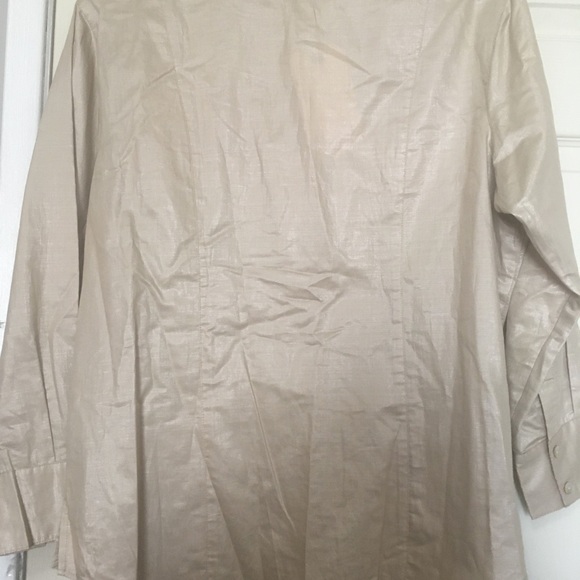 Allison Daley 14P button blouse - Picture 3 of 7